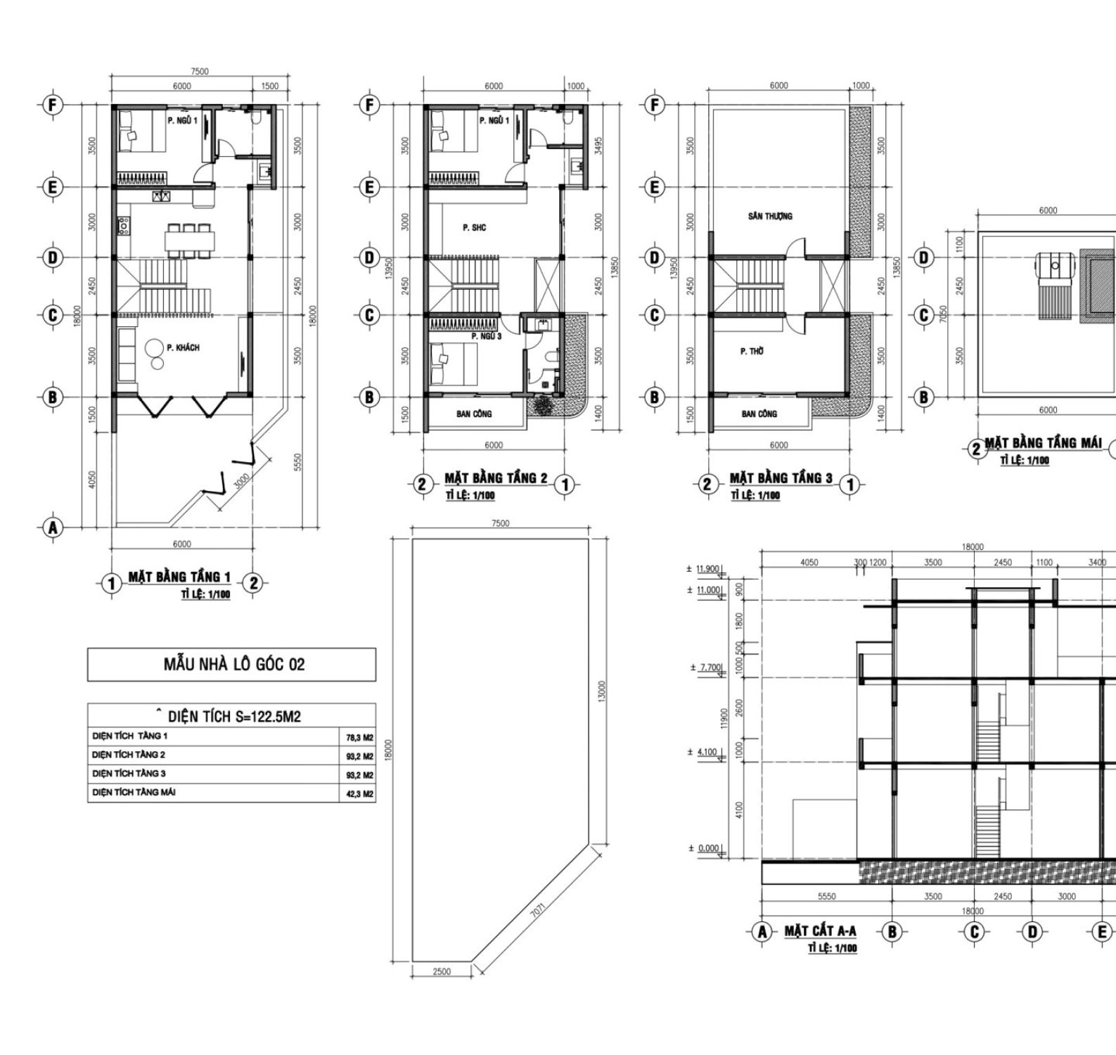 Nhà lô góc 02S122.5M2