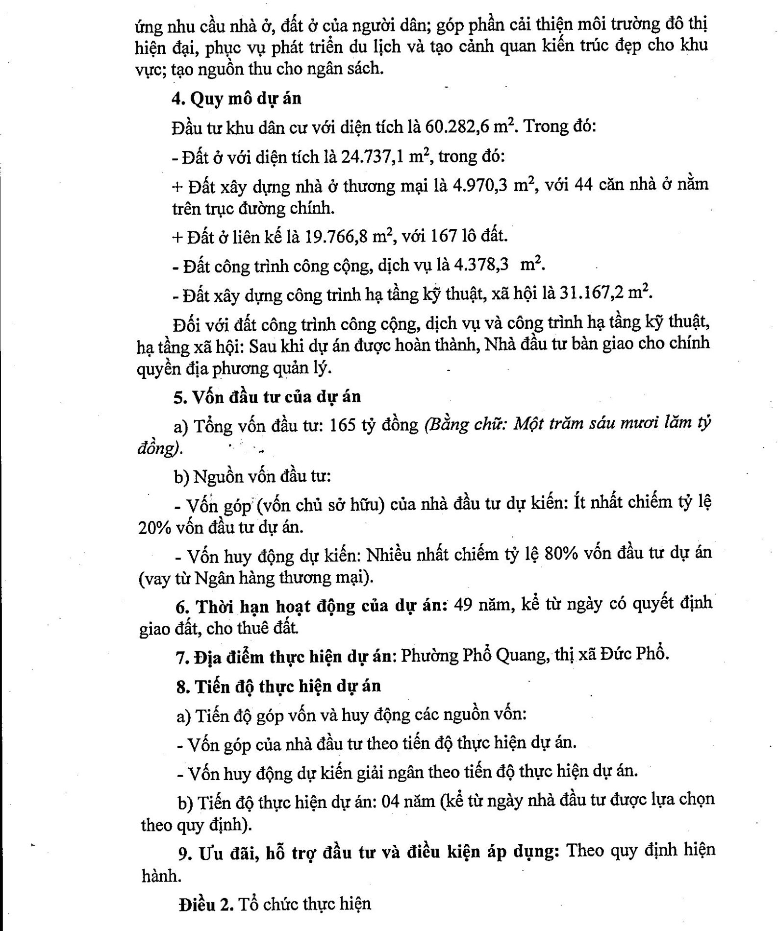 Quyết định chấp nhận chủ trương đầu tư vùng 1 (1)